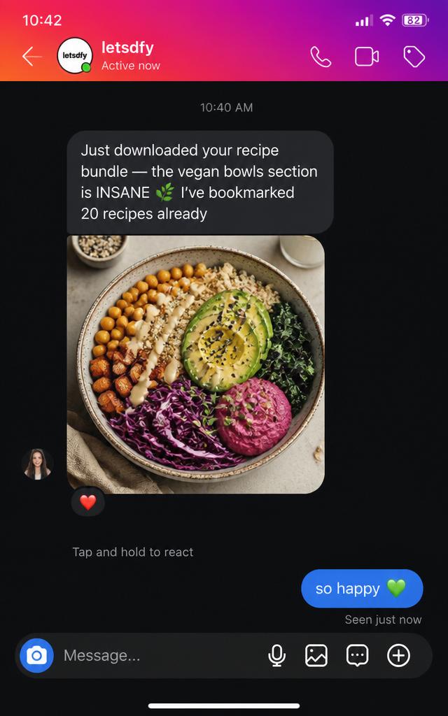 Happy Letsdfy customer chat 2